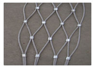 動物のエンクロージャのためのステンレス鋼のフェルール ワイヤー ロープの網の網