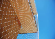 建築構造の建物の正面のための安全ステンレス鋼ワイヤー ロープの網
