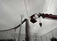 建築1.2mmの金属線ロープの網/ひだを付けられたステンレス鋼 ケーブルの網