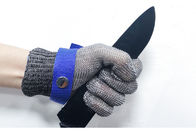 304Lステンレス鋼の安全手袋の反切断産業仕事の保護手の慰め