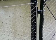 建築屋根によって編まれるロープの網の子供の運動場のフェルール ケーブルの網
