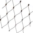 軽量のステンレス鋼ワイヤー ロープの網の網の耐候性がある容易な取付け