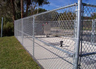 庭の境界壁のための9つのゲージのチェーン・リンクの塀の生地によって電流を通される鋼鉄