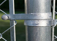 高レベル保証のためのかみそりの有刺鉄線が付いている8ft x 50ftのチェーン・リンクの生地の塀