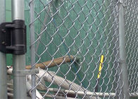 設計のための銀製のチェーン・リンクの塀の生地50x50mmの織り方の熱い電流を通された鋼線