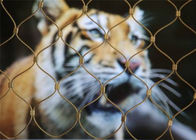 304 316l 100x100のステンレス鋼 ロープの網の保護動物の動物園