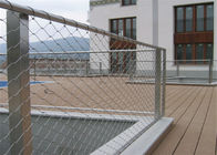 手すりの柵のための装飾的な保護ステンレス鋼ワイヤー ロープの網