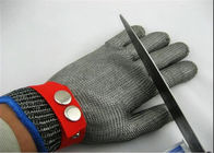 ステンレス鋼の安全切口の証拠の刺し傷の抵抗力がある金属の網の肉屋の手袋XS-3XL