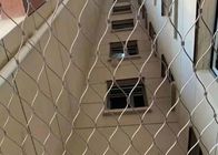 Handwoven Ssの鋼線ロープの網を柵で囲む2mm階段