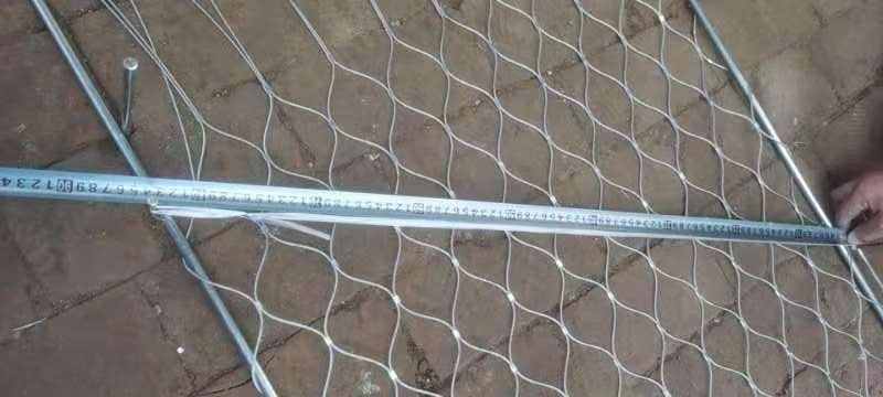 フェルール1.6mmワイヤー直径のステンレス鋼の動物園の網は表面を磨いた